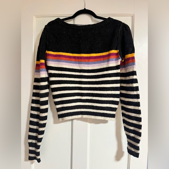 Free People striped multicolor sweater - Picture 3 of 4